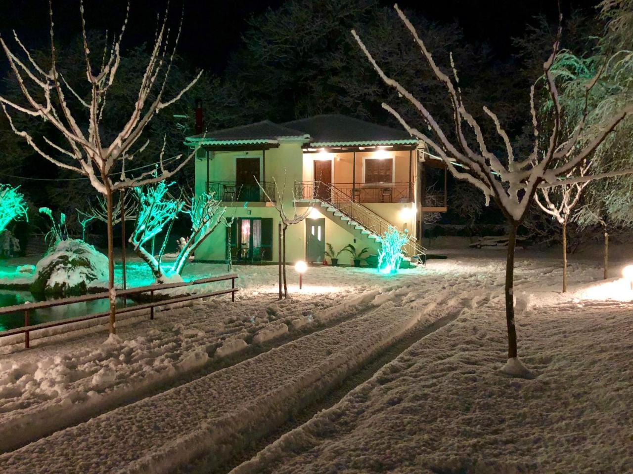 Hotel Dipla Sto Potami Chani Terevou Exterior foto